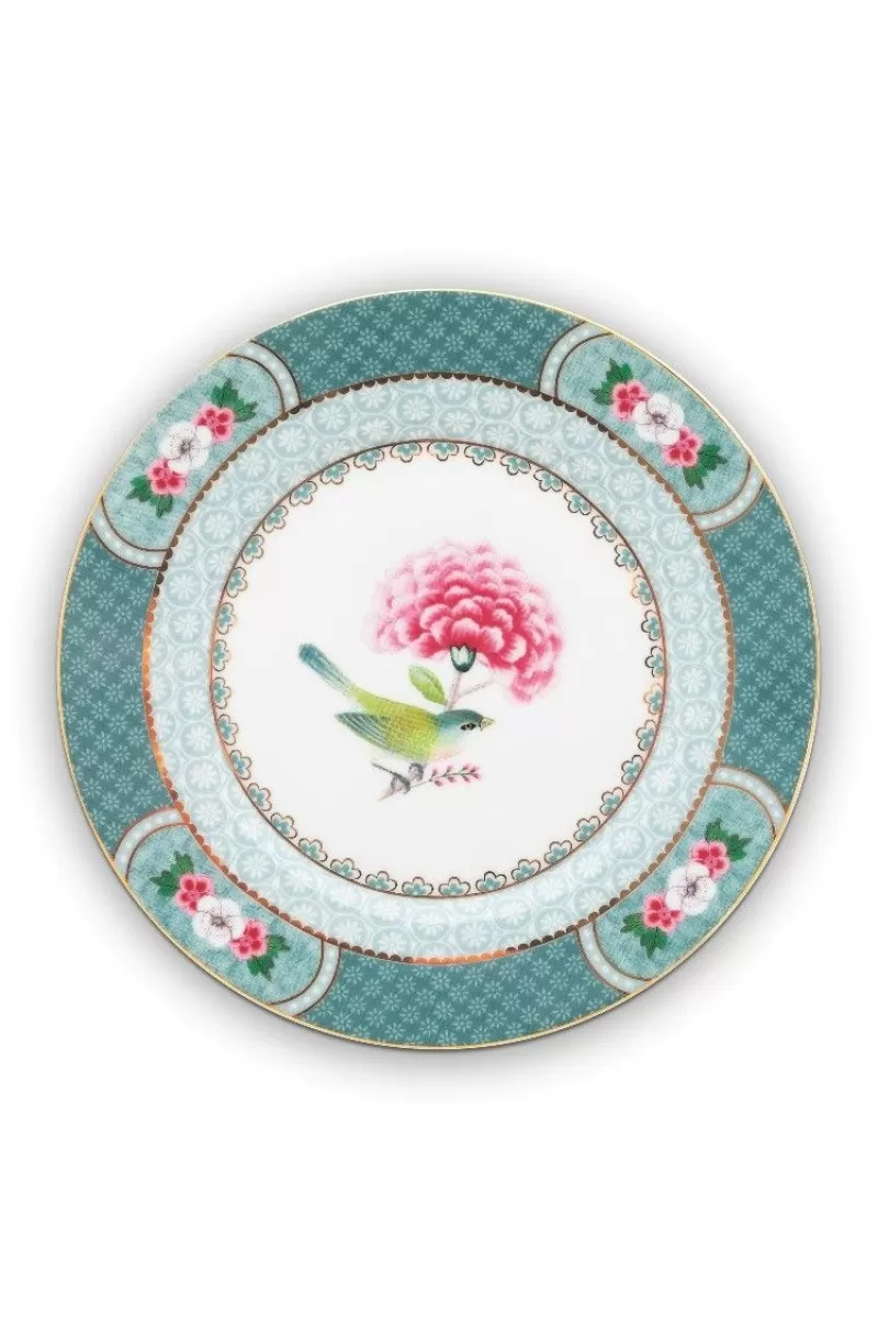 Pip Studio Assiette A Dessert Blushing Birds En Coloris Bleu 17 Cm Outlet