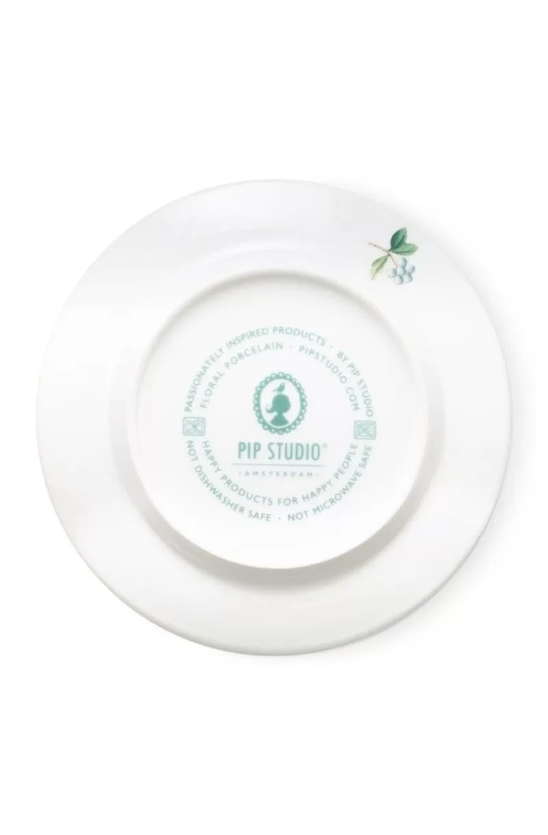 Pip Studio Assiette A Dessert Blushing Birds En Coloris Bleu 17 Cm Outlet
