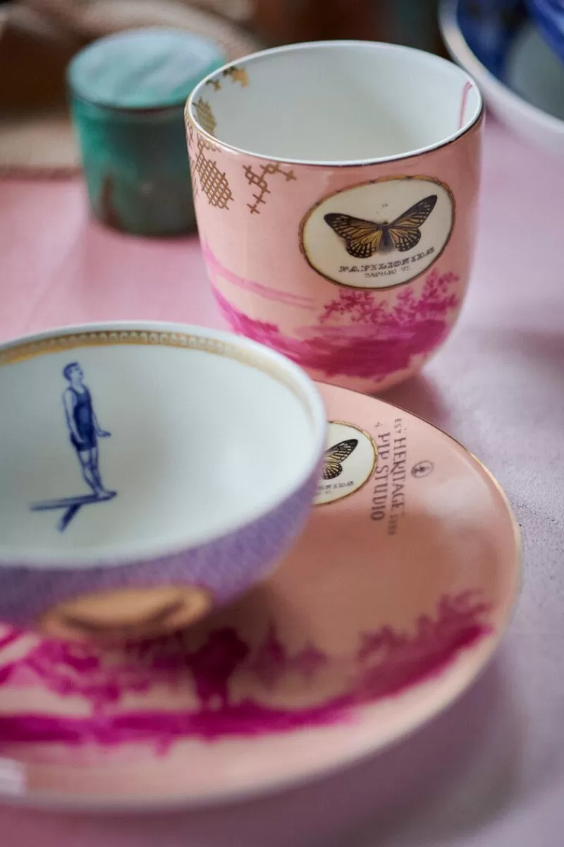 Pip Studio Assiette A Dessert Heritage Painted En Coloris Rose 18 Cm Hot