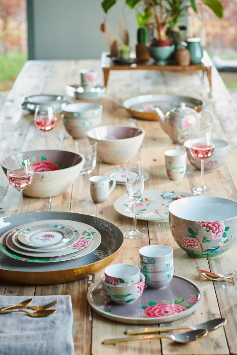 Pip Studio Assiette Blushing Birds En Coloris 32Cm Kaki Discount