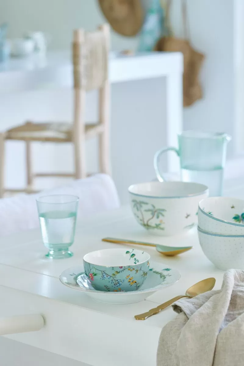 Pip Studio Assiette Creuse A Pois Jolie En Coloris Dore 21,5 Cm Blanc Fashion