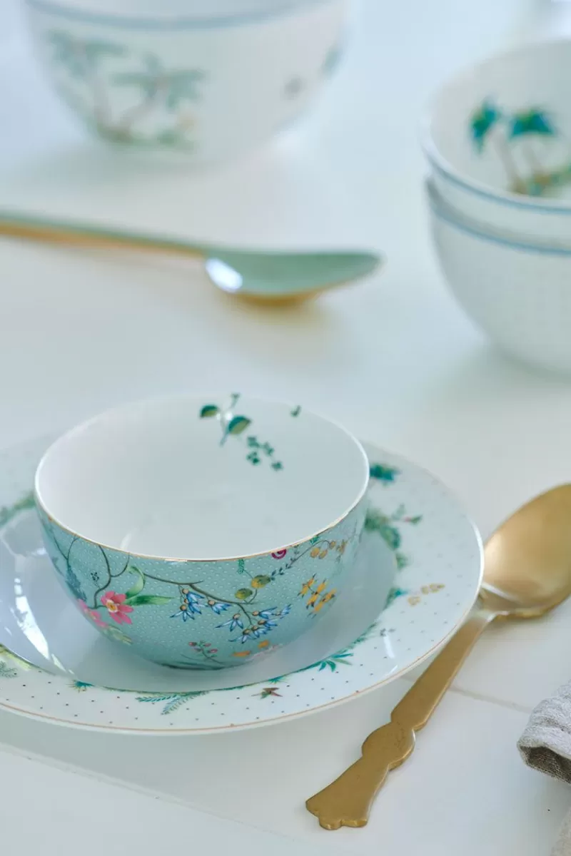 Pip Studio Assiette Creuse A Pois Jolie En Coloris Dore 21,5 Cm Blanc Fashion
