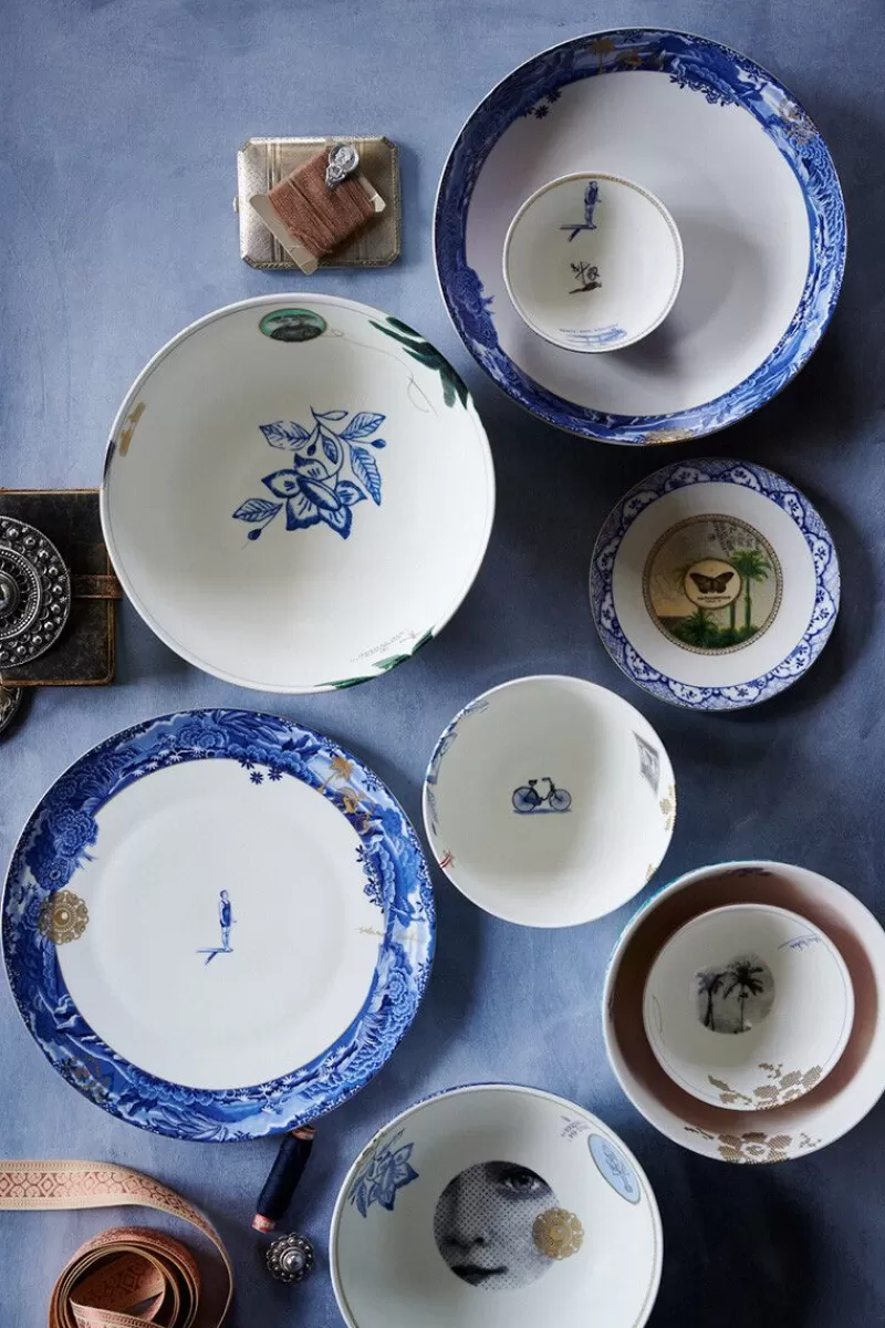 Pip Studio Assiette Plate A Filet Heritage En Coloris Bleu 26,5 Cm Best