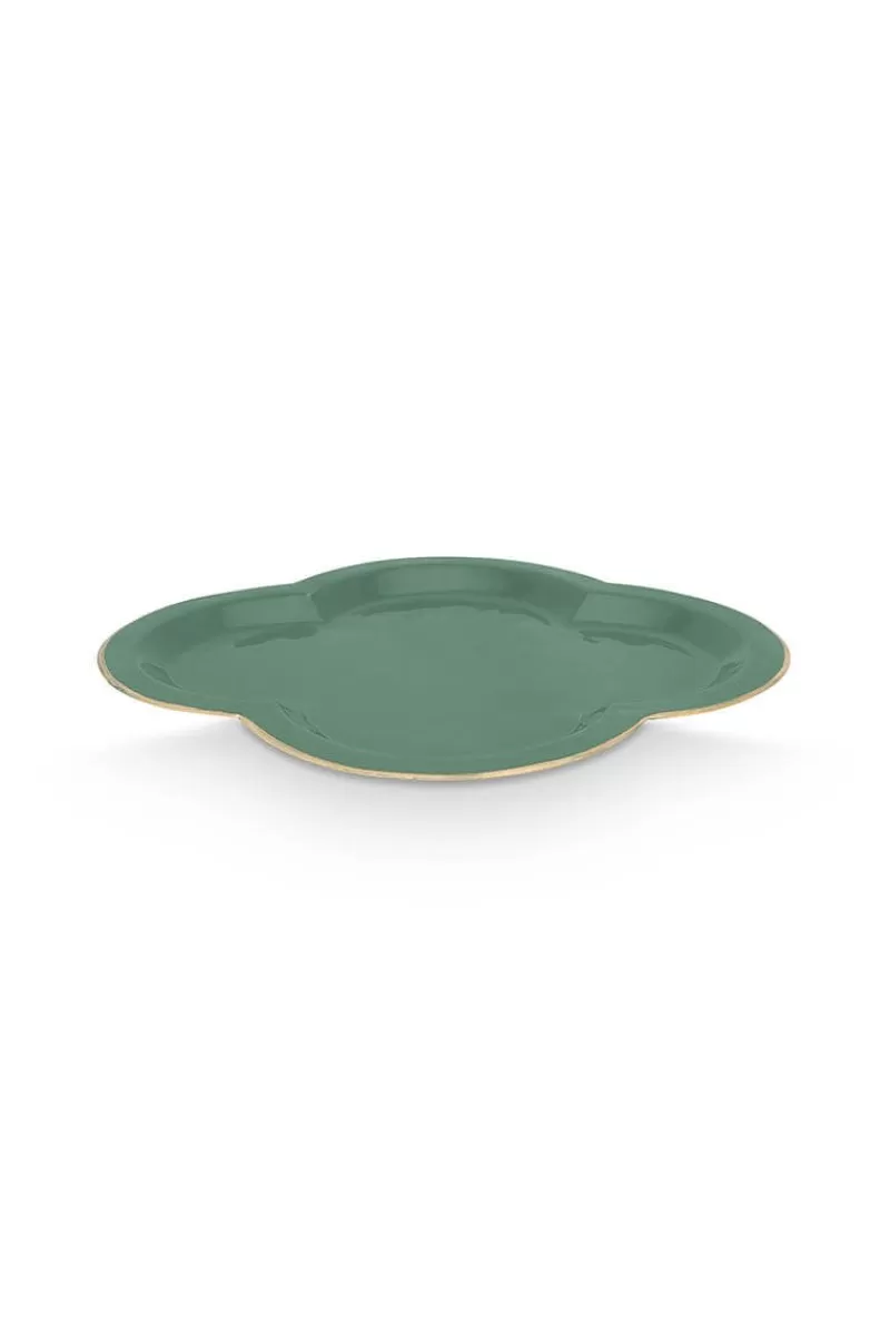 Pip Studio Beau Plateau De Grande Taille En Coloris Fonce Vert Cheap