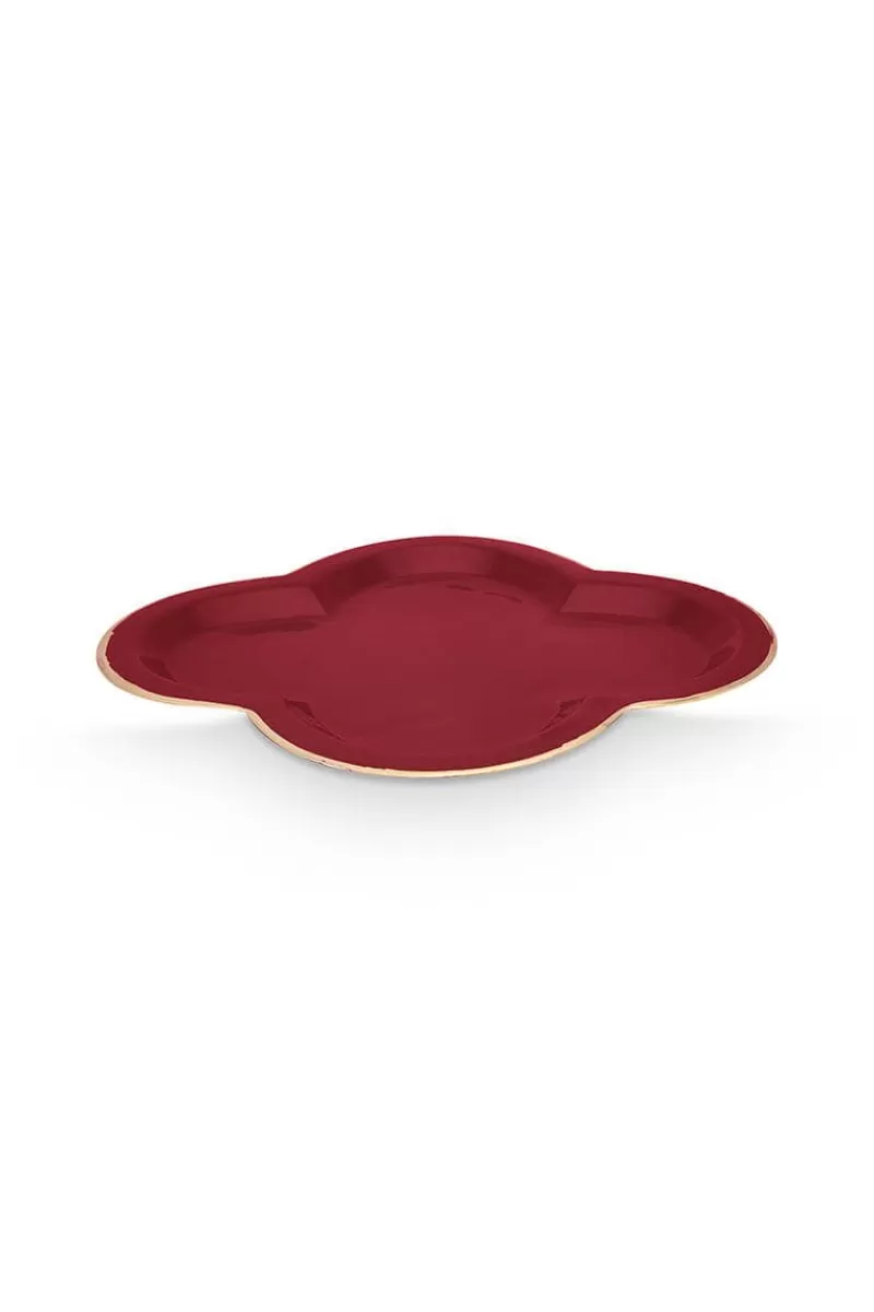 Pip Studio Beau Plateau De Grande Taille En Coloris Fonce Rose Cheap
