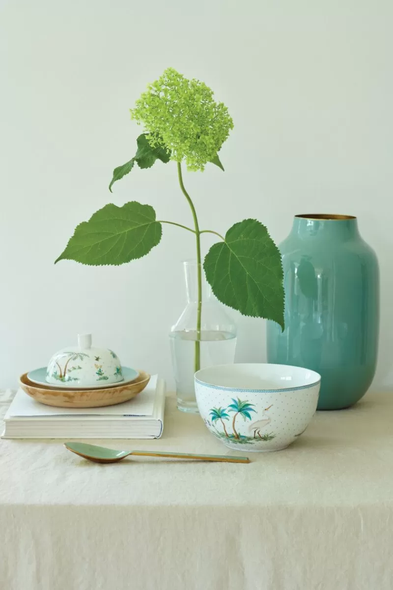 Pip Studio Beurrier Rond A Pois Jolie En Coloris Dore Blanc Store
