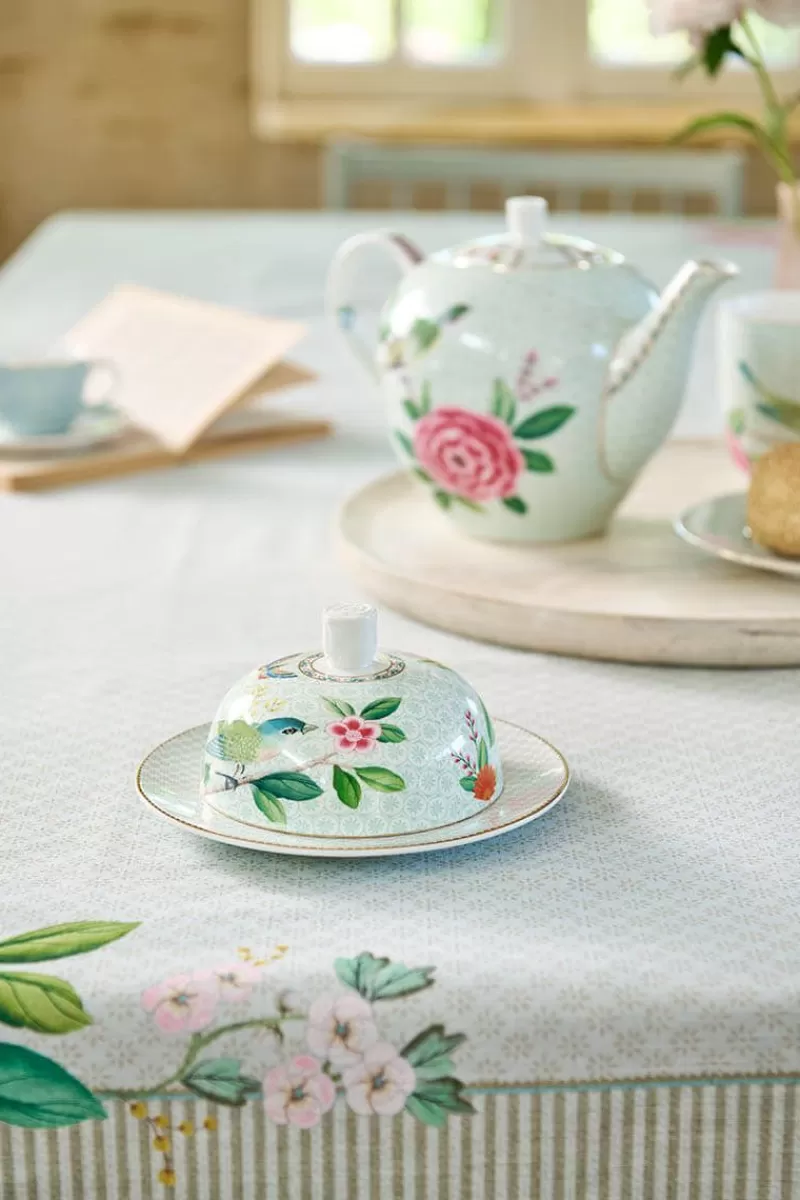 Pip Studio Beurrier Rond Blushing Birds En Coloris Blanc Outlet