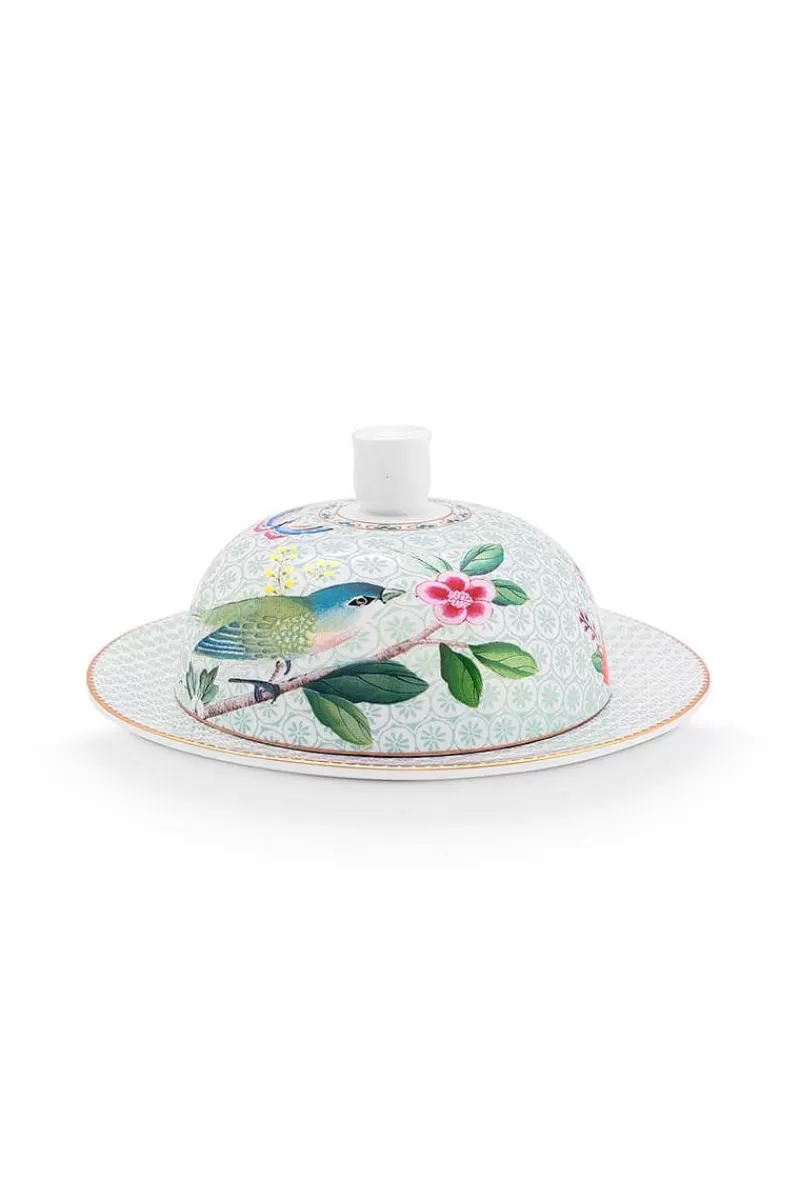 Pip Studio Beurrier Rond Blushing Birds En Coloris Blanc Outlet