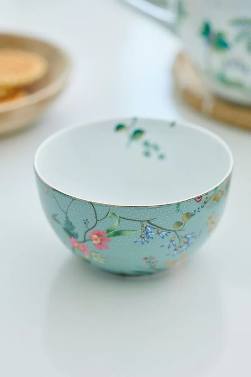 Pip Studio Bol A Fleurs Jolie Flowers En Coloris Bleu 12 Cm Clearance