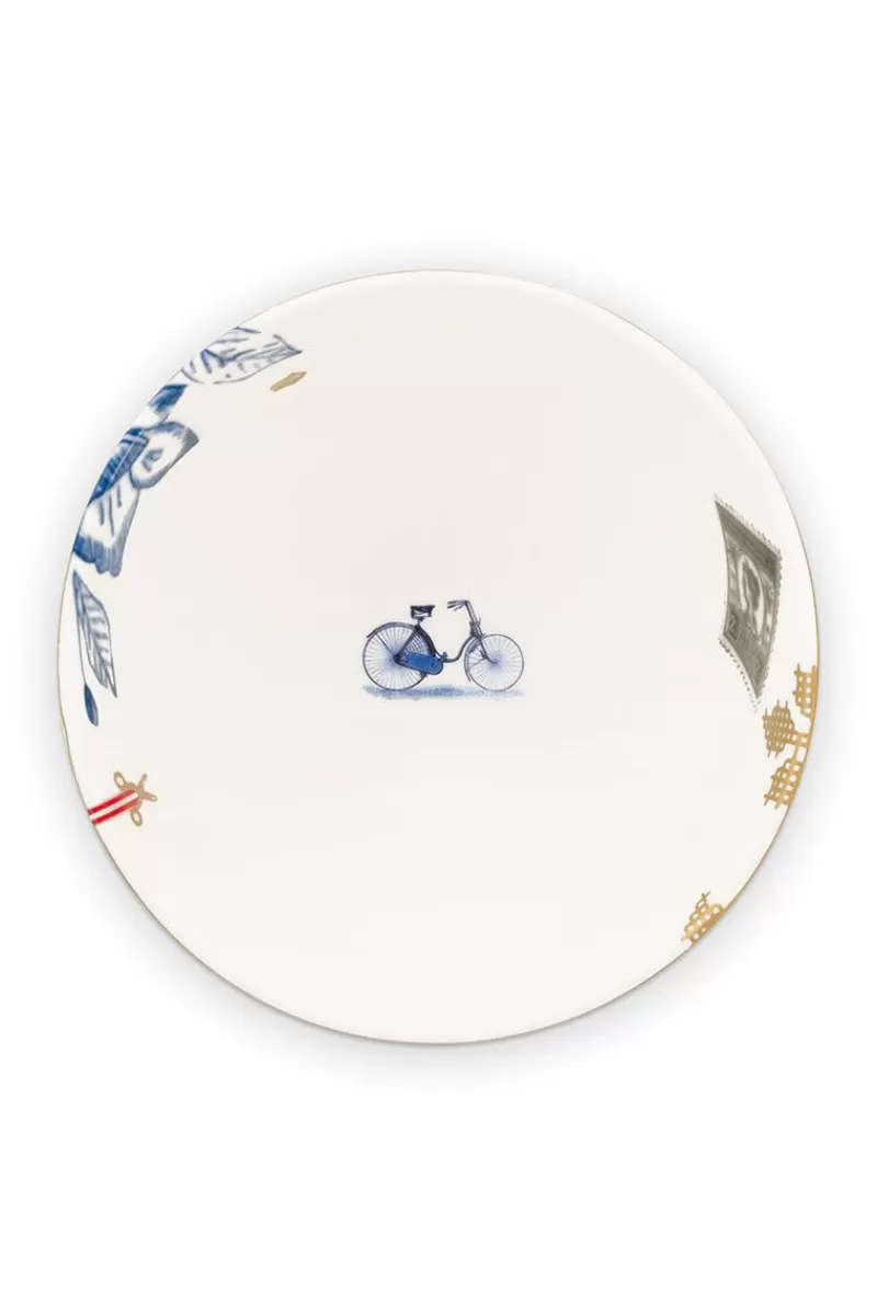 Pip Studio Bol Heritage Palm En Coloris Blanc 15 Cm Outlet