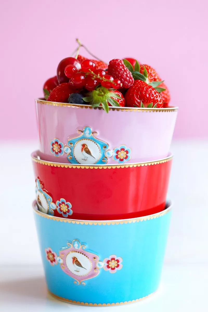 Pip Studio Bol Love Birds En Coloris Rose 15 Cm Discount