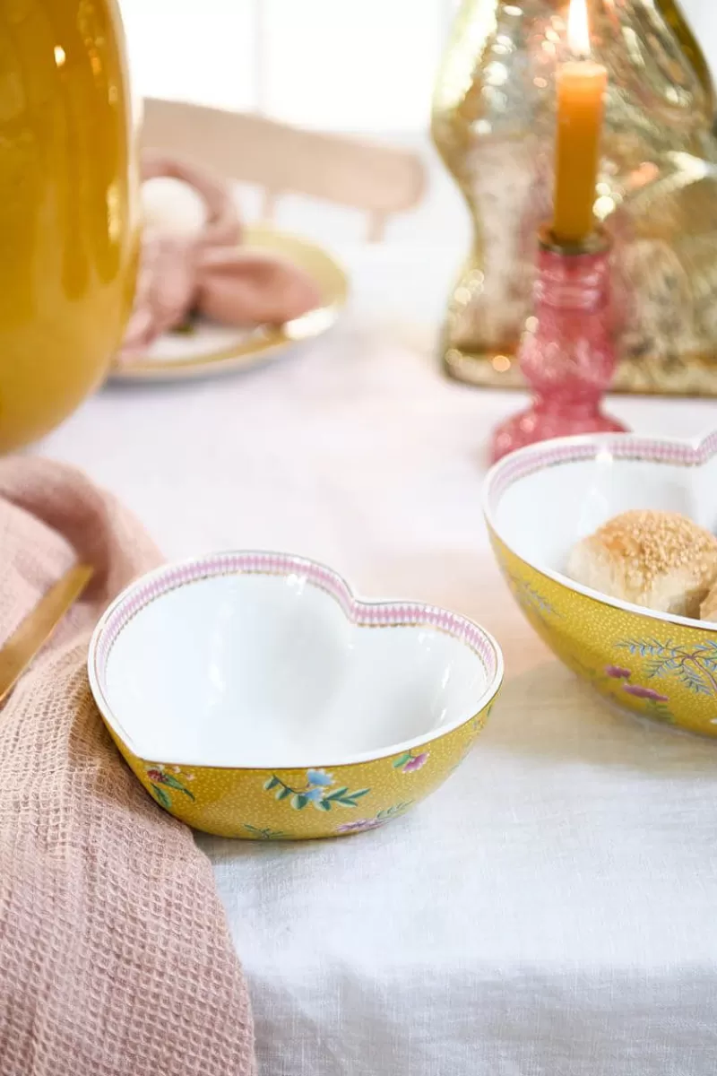 Pip Studio Bol Petit La Majorelle Forme De Coeur En Coloris Jaune Shop