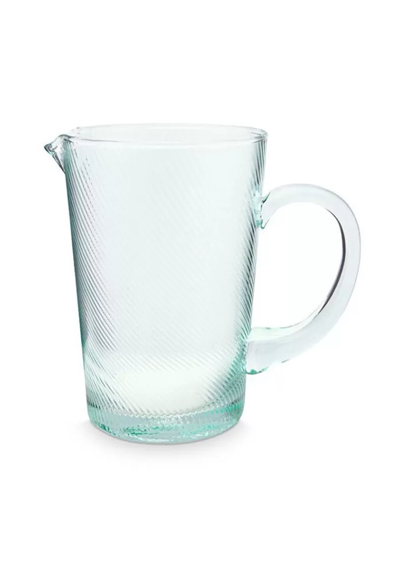 Pip Studio Cruche A Effet Torsade En Coloris Bleu Flash Sale