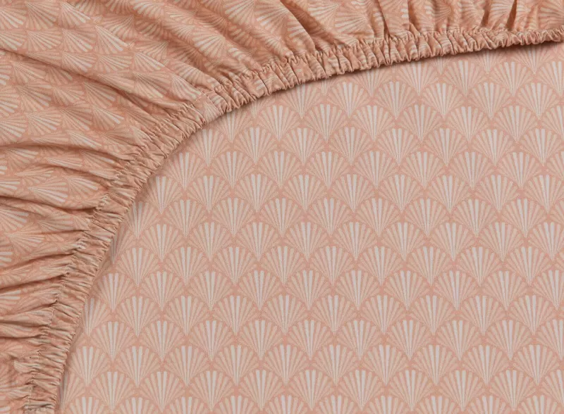 Pip Studio Drap-Housse Scala En Coloris Corail Online