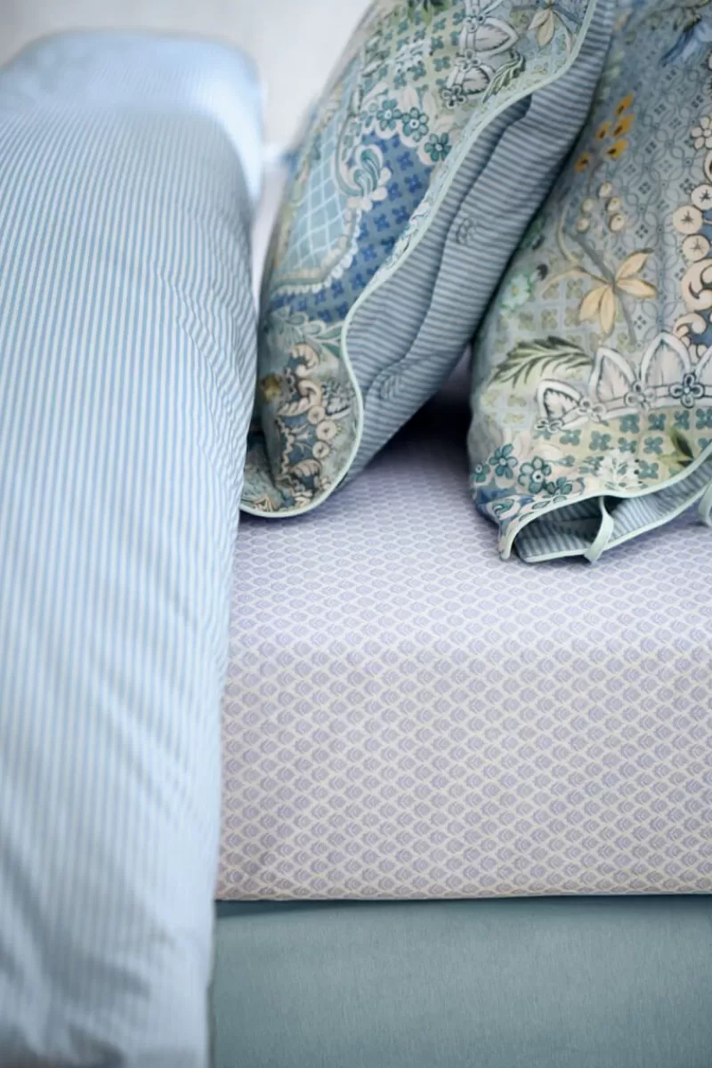 Pip Studio Drap-Housse Thousand Leaves En Coloris Bleu Hot