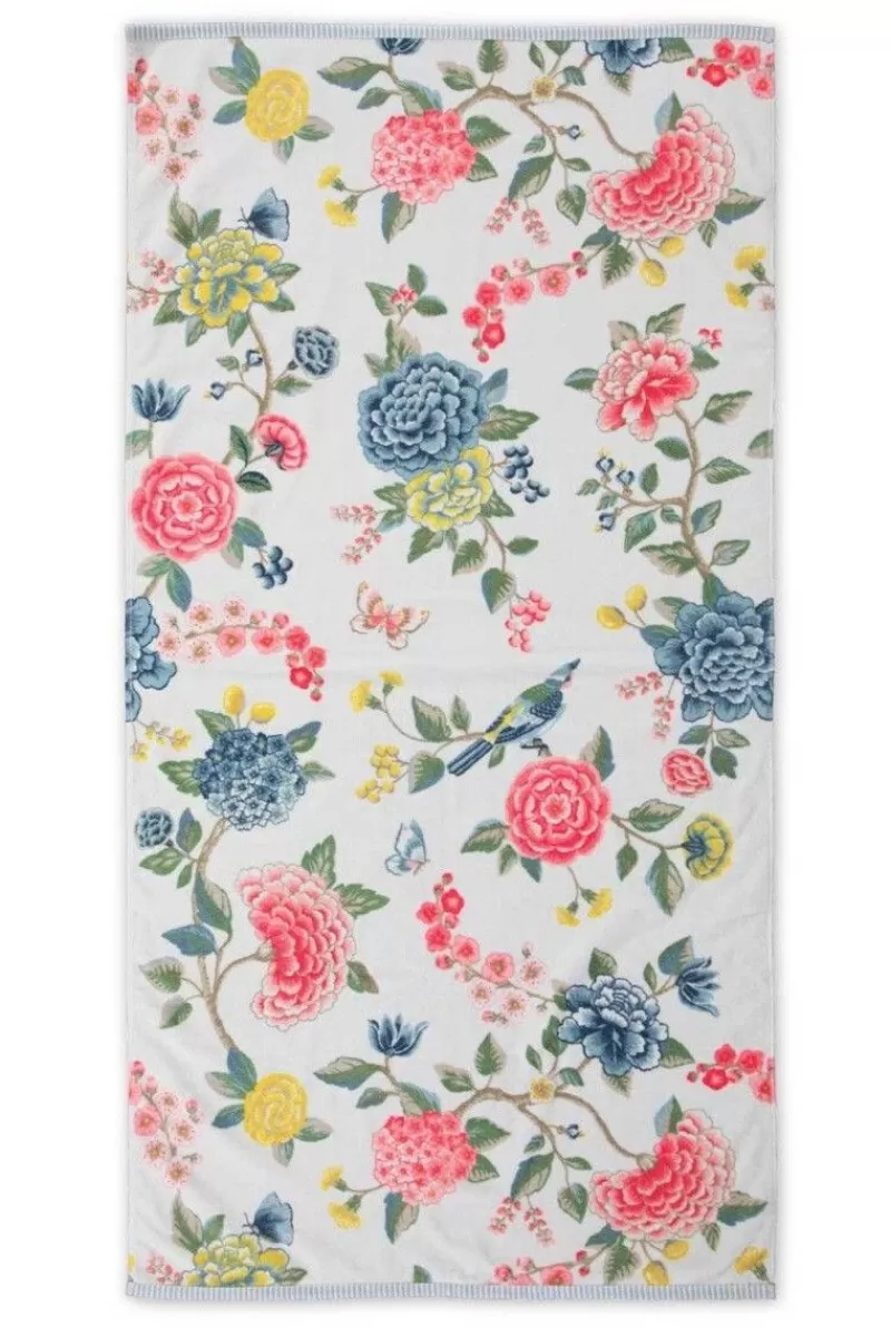Pip Studio Grande Serviette De Bain Good Evening En Coloris 70 X 140 Cm Blanc Discount