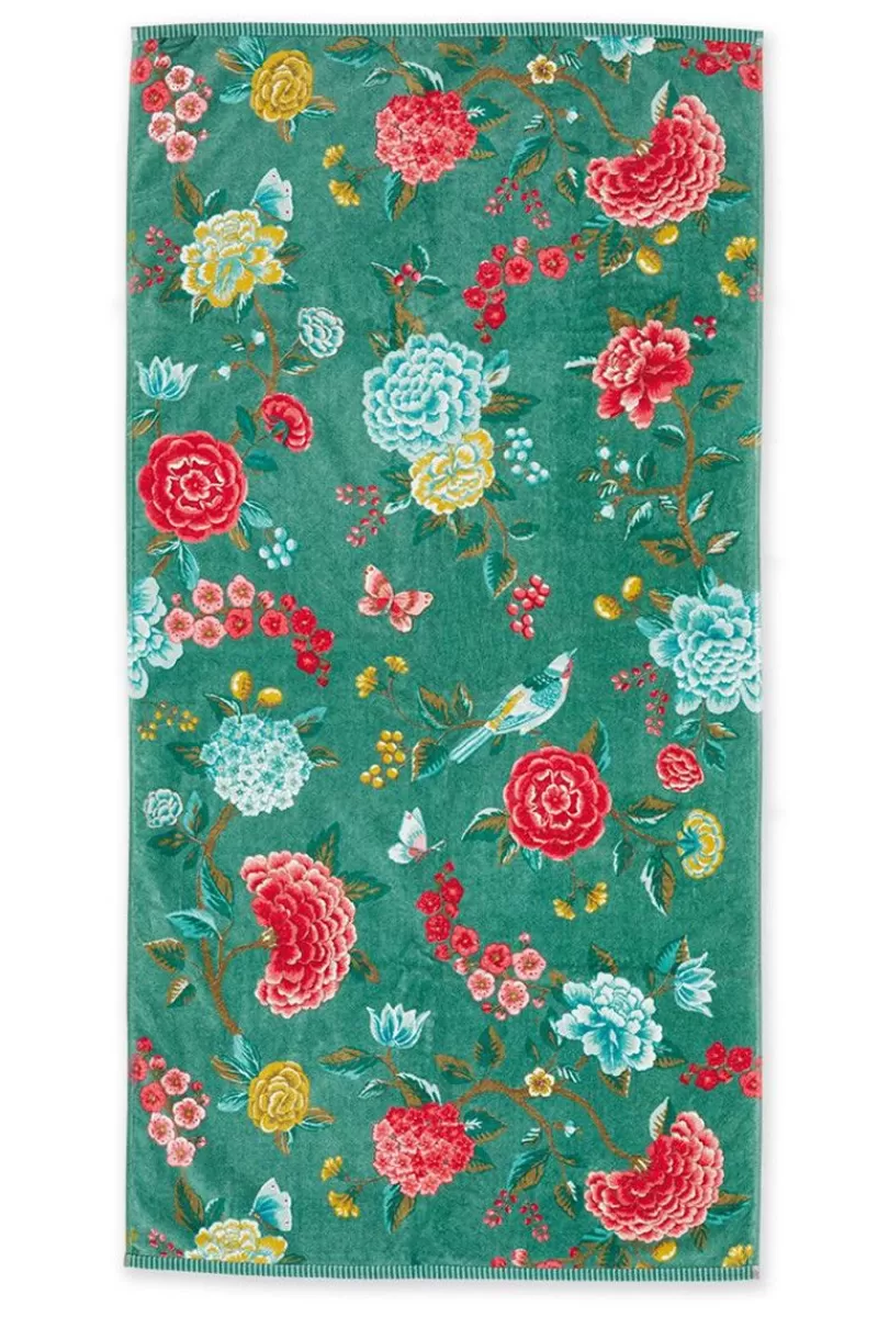 Pip Studio Grande Serviette De Bain Good Evening En Coloris 70 X 140 Cm Vert Cheap