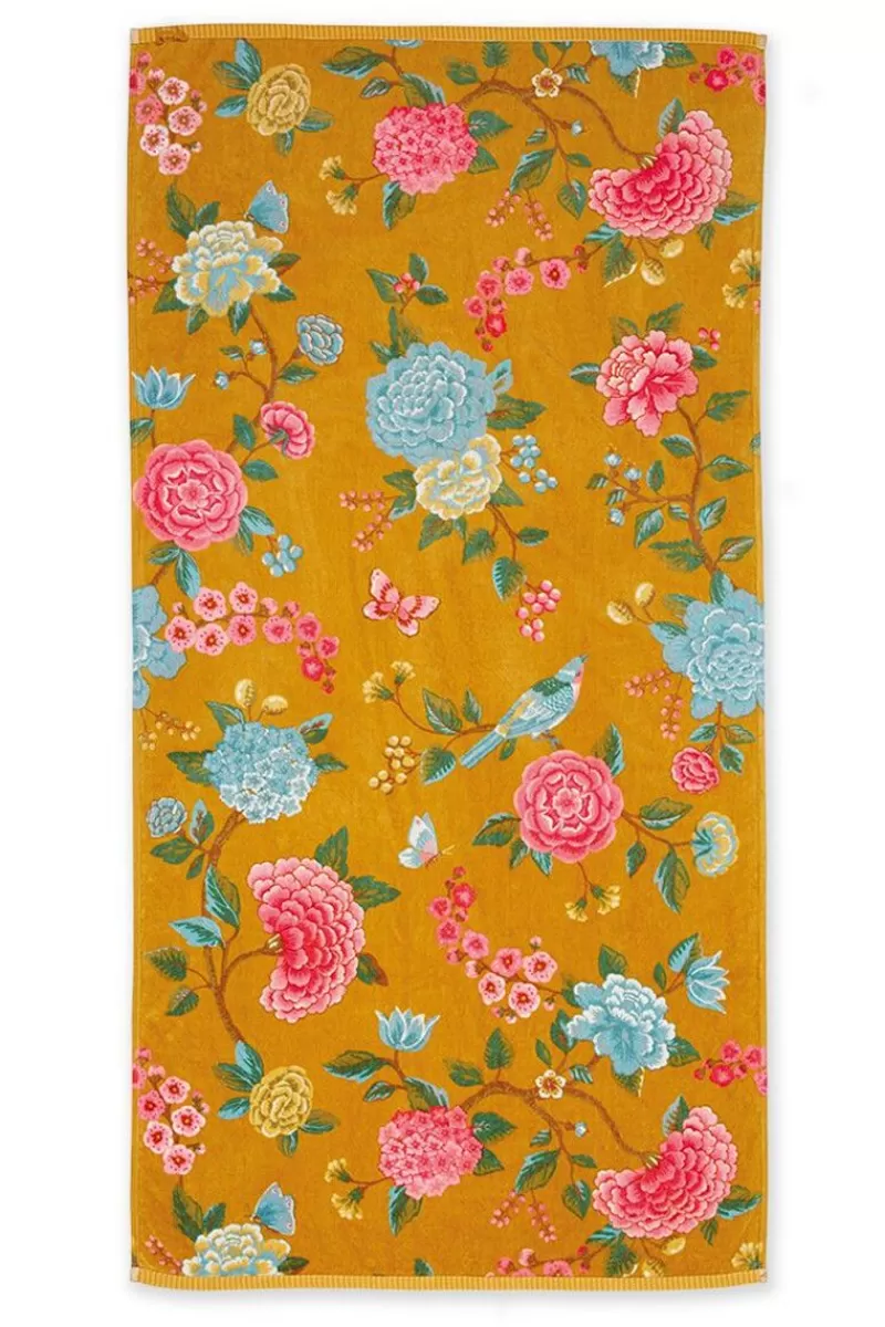 Pip Studio Grande Serviette De Bain Good Evening En Coloris 70 X 140 Cm Jaune Store