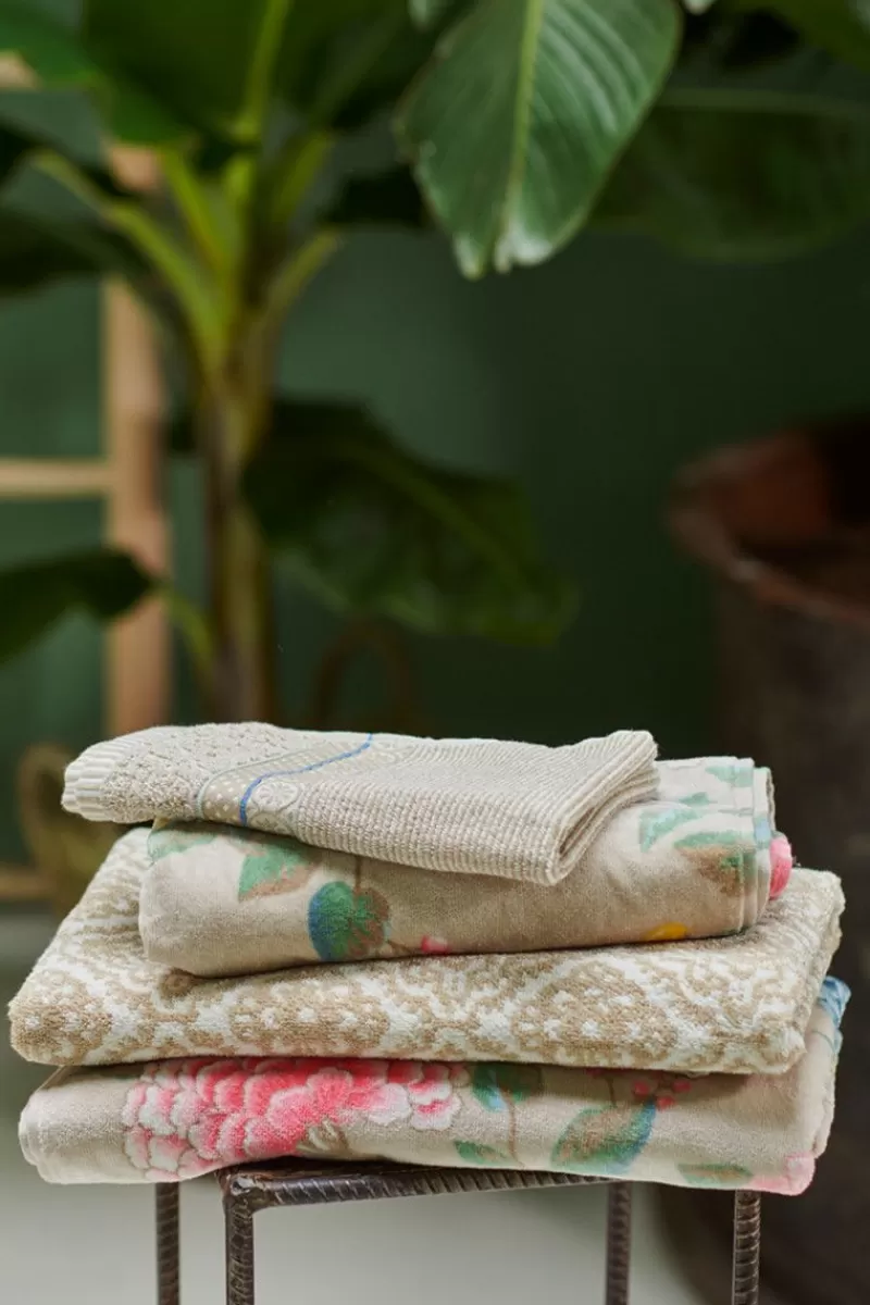 Pip Studio Grande Serviette De Bain Good Evening En Coloris 70 X 140 Cm Kaki Cheap