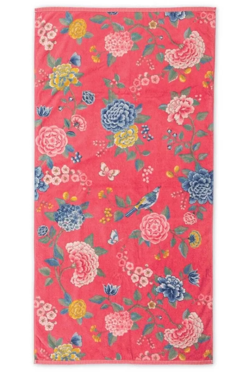 Pip Studio Grande Serviette De Bain Good Evening En Coloris Corial 70 X 140 Cm Corail Cheap