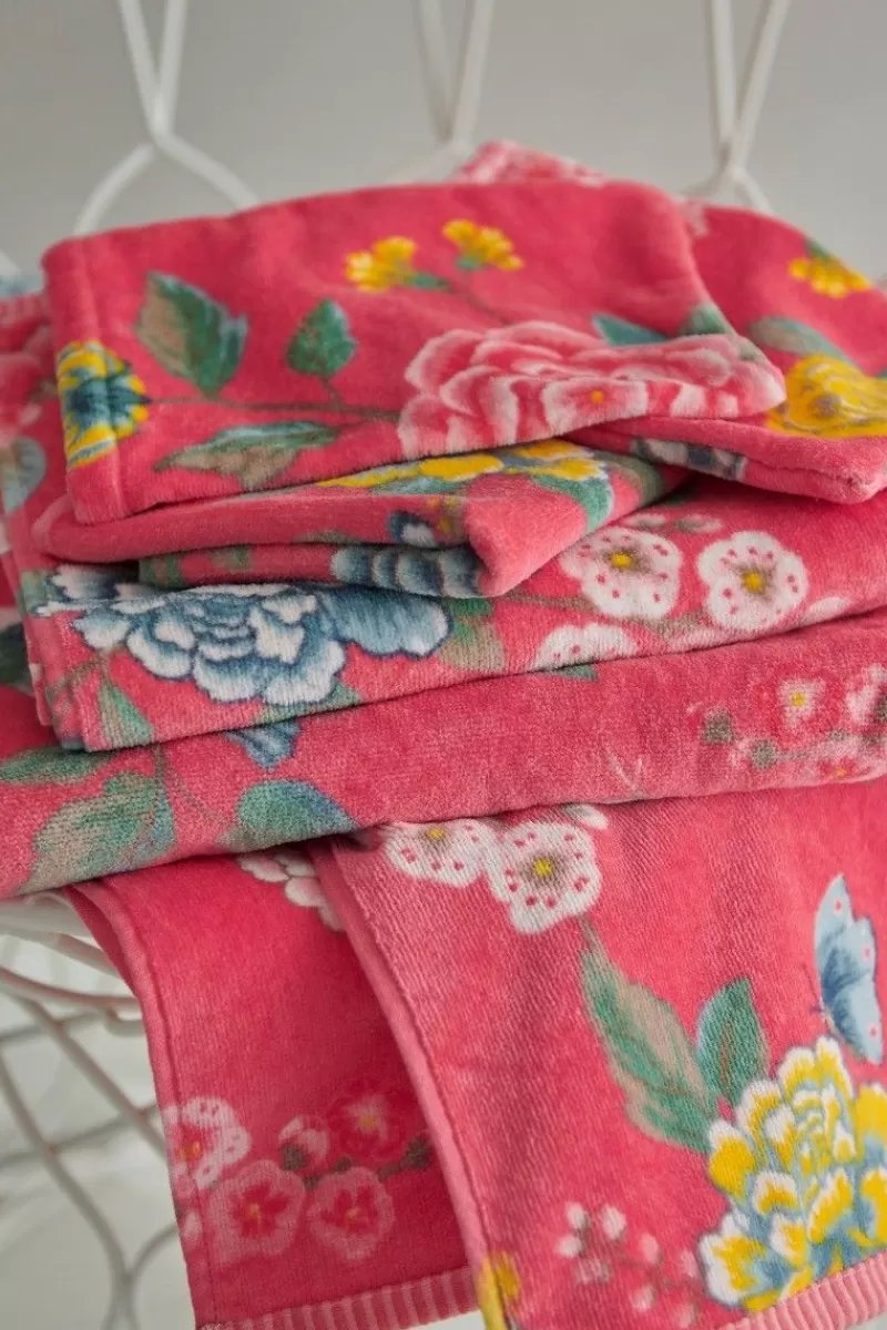 Pip Studio Grande Serviette De Bain Good Evening En Coloris Corial 70 X 140 Cm Corail Cheap