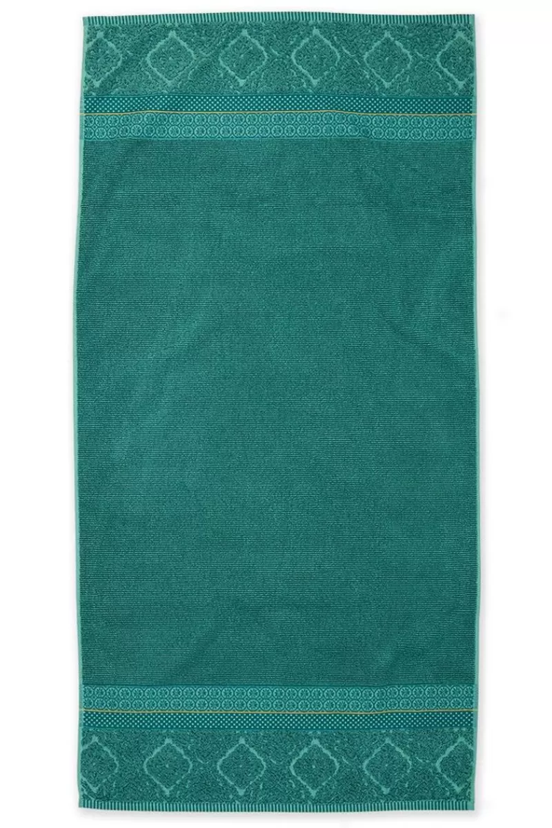 Pip Studio Grande Serviette De Bain Soft Zellige En Coloris 70 X 140 Cm Vert Discount
