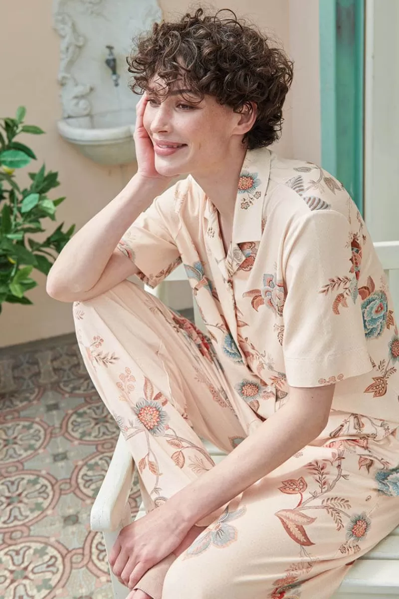 Pip Studio Haut A Manches Courtes Flora Cece Fiore En Coloris Blanc Cheap