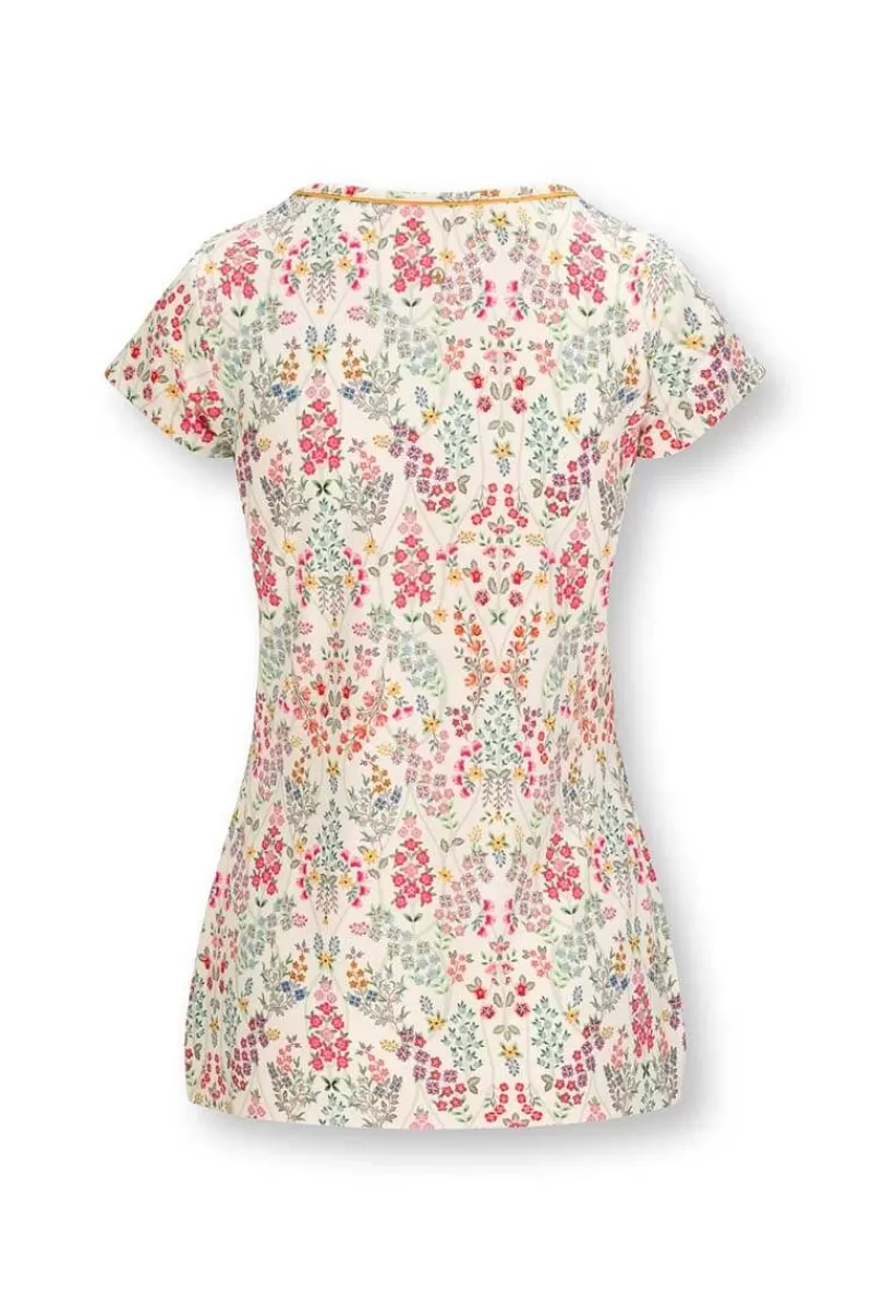 Pip Studio Haut A Manches Courtes Primavera En Coloris Blanc Flash Sale