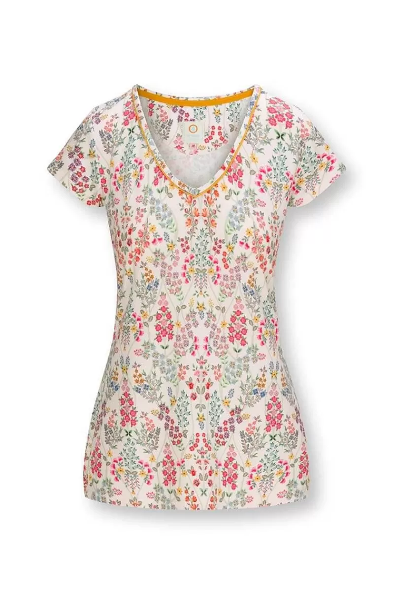 Pip Studio Haut A Manches Courtes Primavera En Coloris Blanc Flash Sale