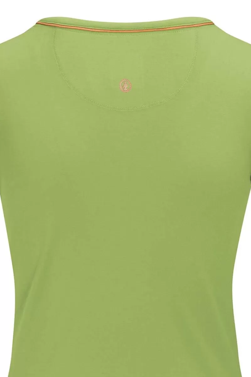 Pip Studio Haut A Manches Courtes Solid En Coloris Vert Cheap