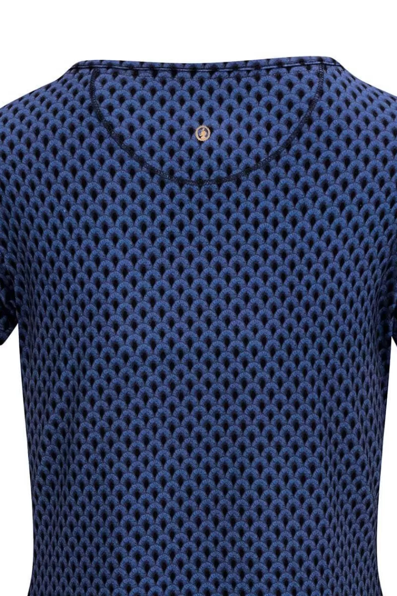 Pip Studio Haut A Manches Courtes Suki En Coloris Cobalt Bleu Store
