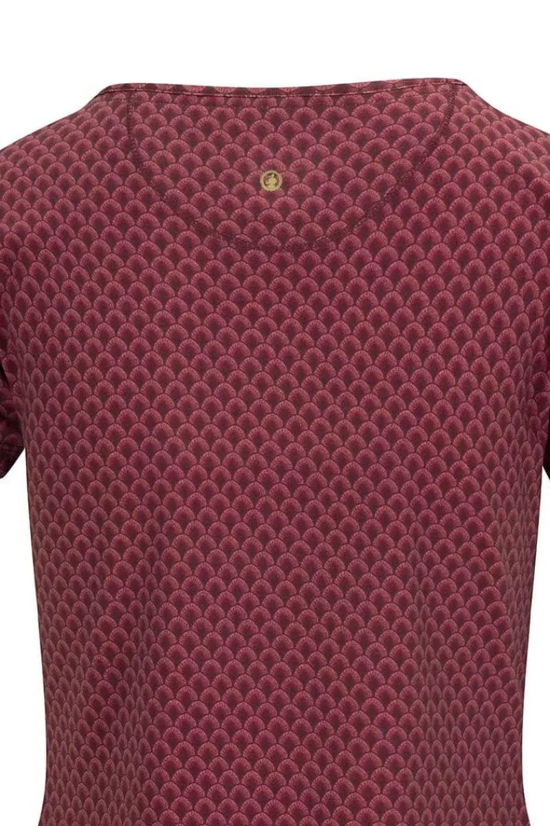 Pip Studio Haut A Manches Courtes Suki En Coloris Fonce Rouge Best Sale