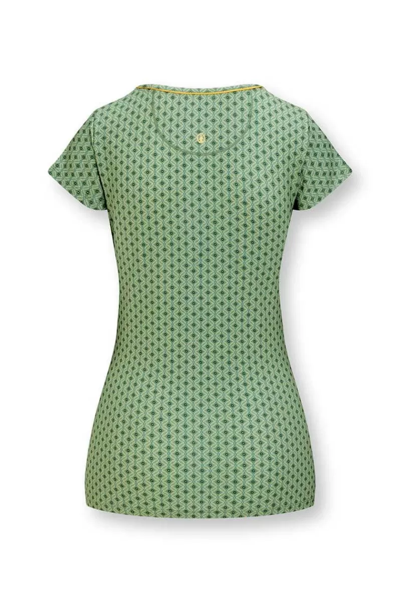 Pip Studio Haut A Manches Courtes Tegola En Coloris Vert Clearance