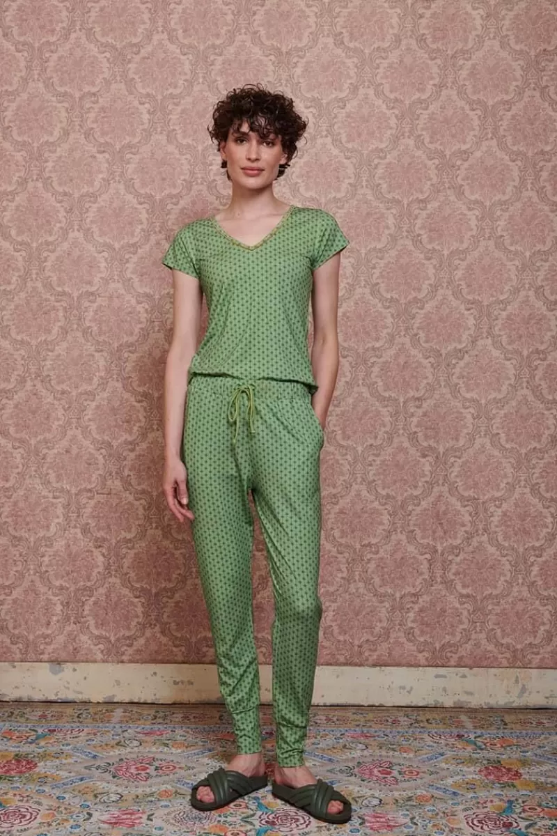 Pip Studio Haut A Manches Courtes Tegola En Coloris Vert Clearance