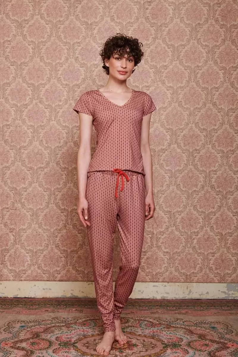 Pip Studio Haut A Manches Courtes Tegola En Coloris Rose Clearance