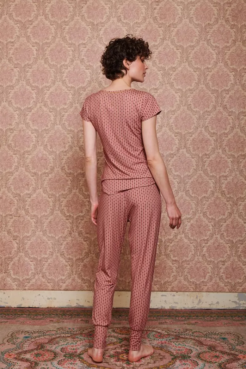 Pip Studio Haut A Manches Courtes Tegola En Coloris Rose Clearance