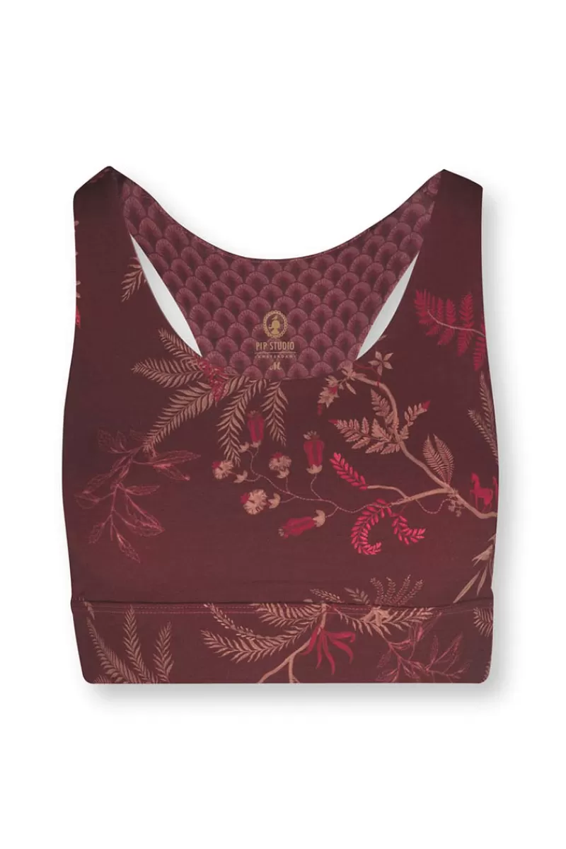 Pip Studio Haut De Sport Isola En Coloris Fonce Rouge Shop