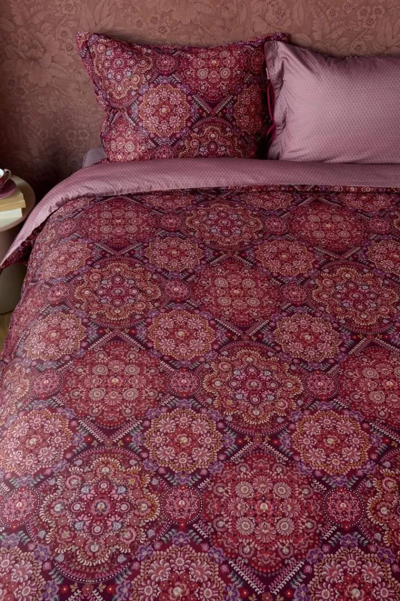 Pip Studio Housse De Couette Il Mosaico En Coloris Rouge Best