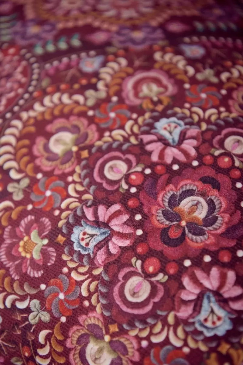Pip Studio Housse De Couette Il Mosaico En Coloris Rouge Best