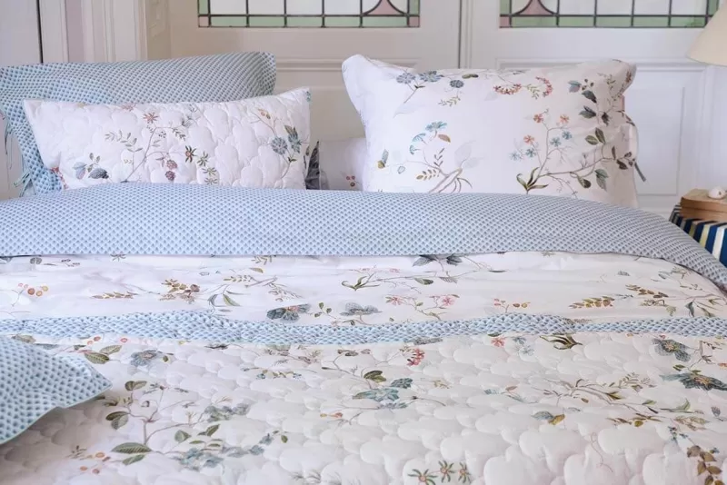 Pip Studio Housse De Couette Kawai Flower En Coloris Blanc Cheap