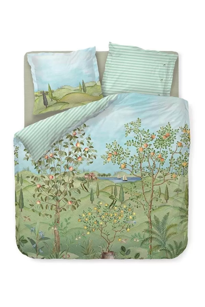 Pip Studio Housse De Couette La Campagna En Coloris Vert Outlet