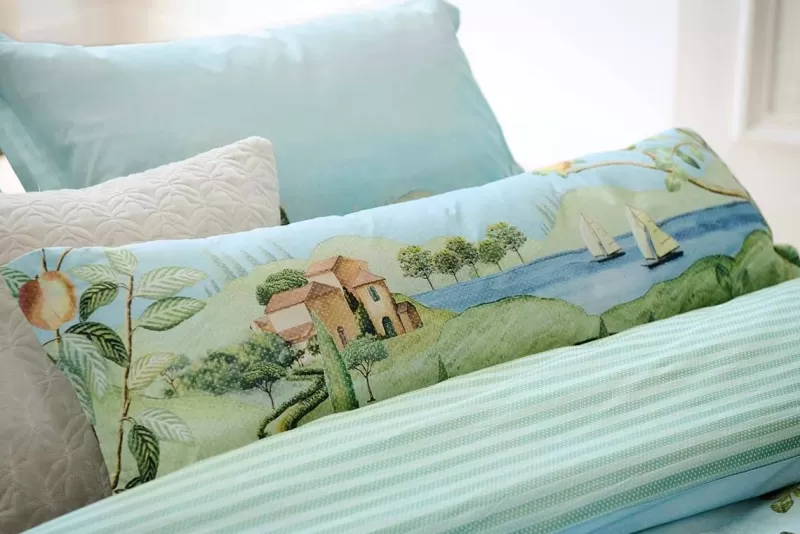 Pip Studio Housse De Couette La Campagna En Coloris Vert Outlet