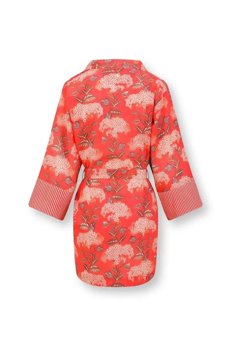 Pip Studio Kimono Flora Firenze En Coloris Corail Rouge Best Sale