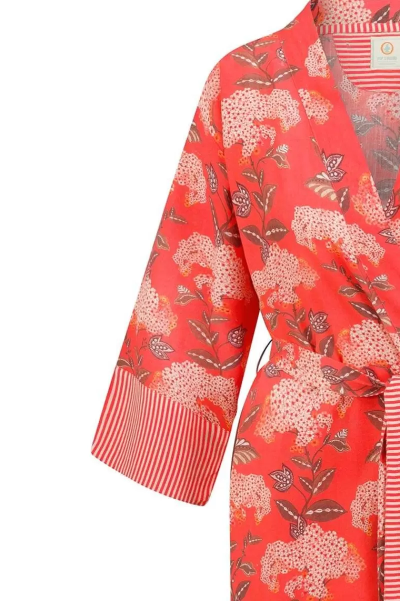 Pip Studio Kimono Flora Firenze En Coloris Corail Rouge Best Sale