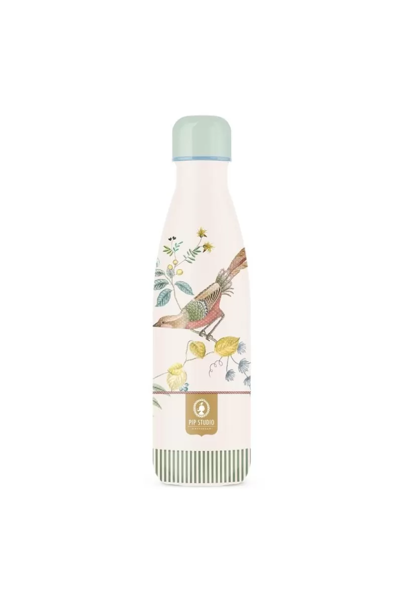 Pip Studio Little Birds Bouteille IsoThérme En Coloris 500Ml Blanc Clearance