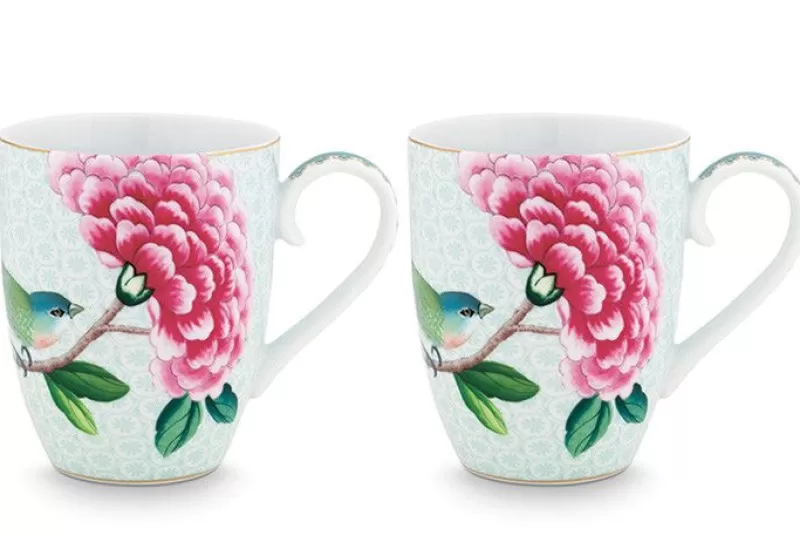 Pip Studio Lot De 2 Tasses De Grande Taille Blushing Birds Blanc Online