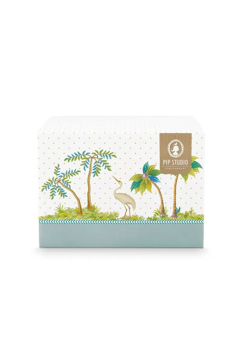Pip Studio Lot De 2 Tasses De Petite Taille A Fleurs Jolie En Coloris Bleu Discount
