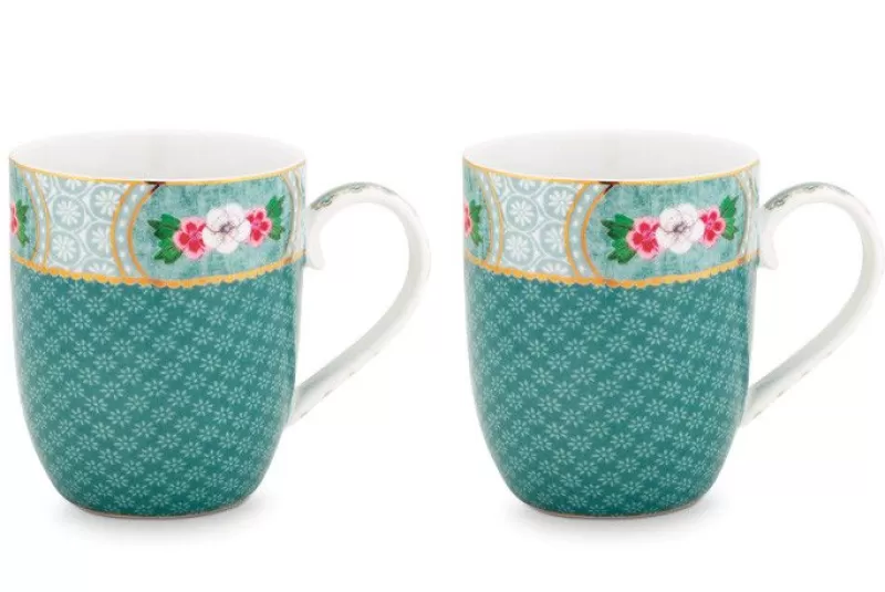 Pip Studio Lot De 2 Tasses De Petits Taille Blushing Birds En Coloris Bleu Fashion