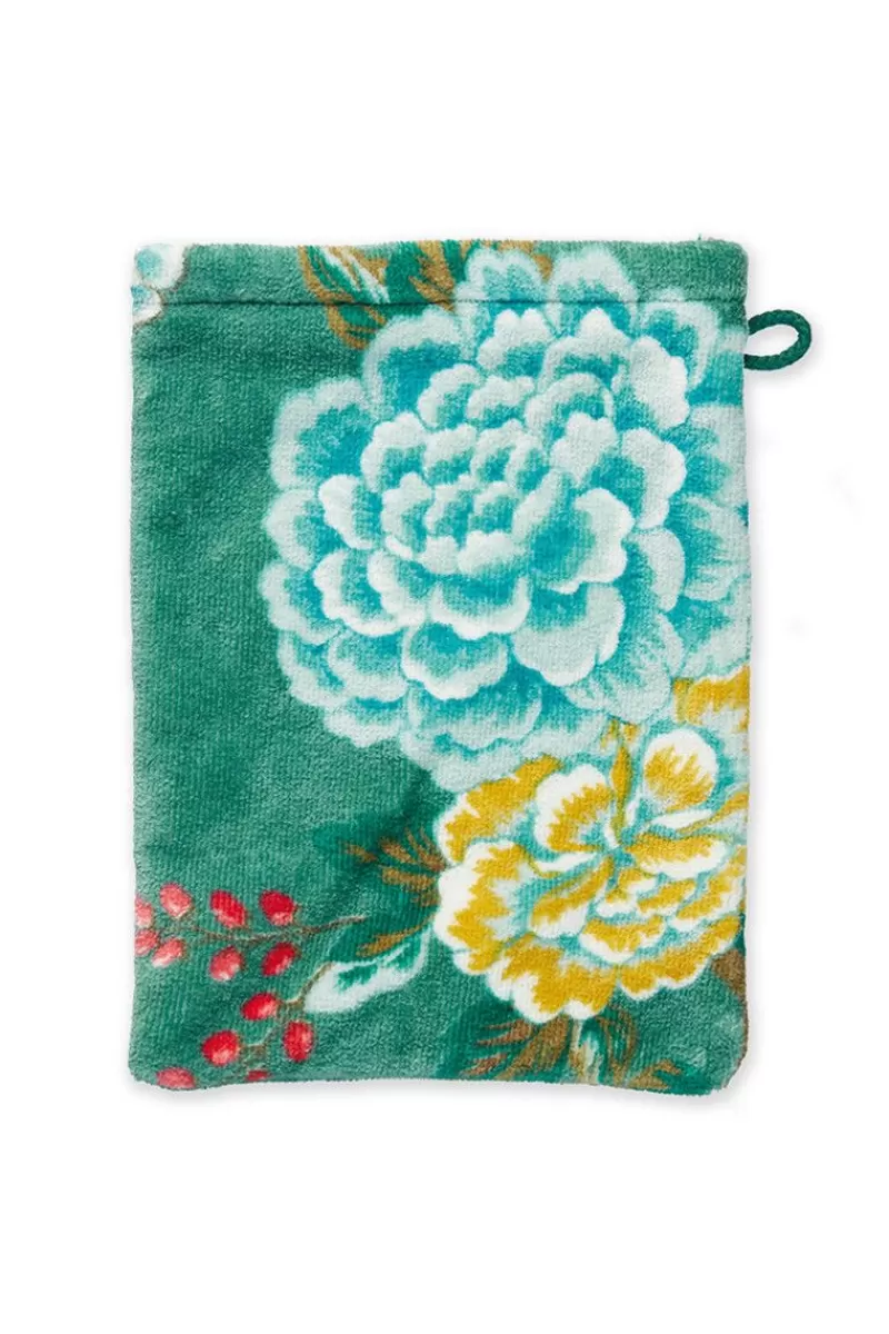 Pip Studio Lot De 3 Gants De Toilette Good Evening En Coloris 16 X 22 Cm Vert Shop