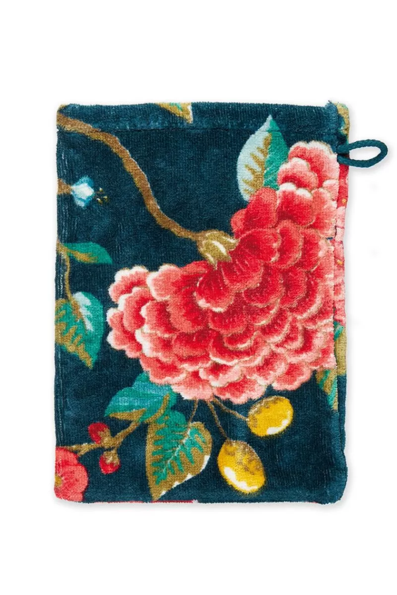 Pip Studio Lot De 3 Gants De Toilette Good Evening En Coloris Fonce 16 X 22 Cm Bleu Best Sale